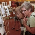 Guests looking at Talent Exhibit